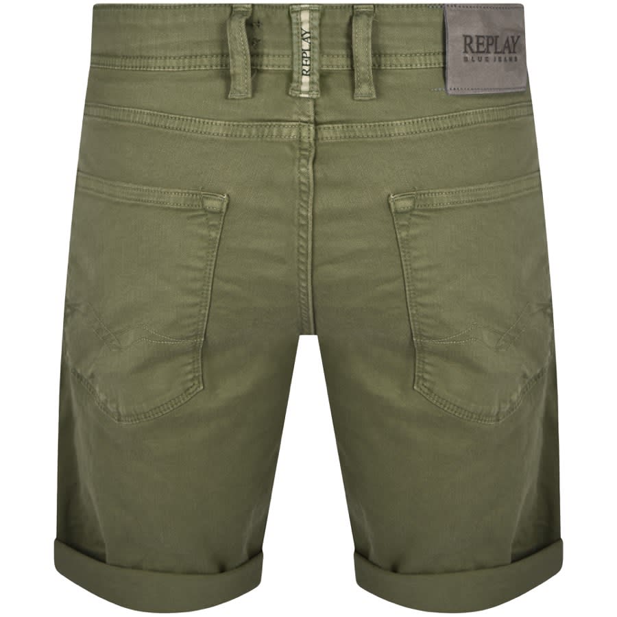 Replay RBJ 981 Shorts Green Mainline Menswear Denmark